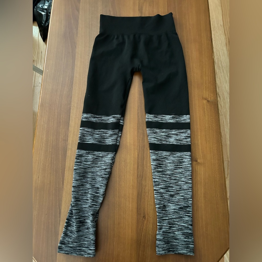 Kids Black and Gray Leggings